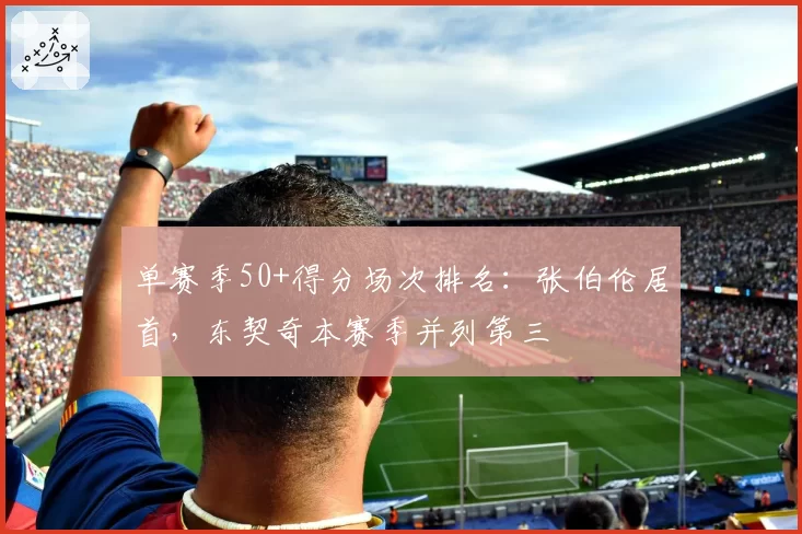 单赛季50+得分场次排名：张伯伦居首，东契奇本赛季并列第三